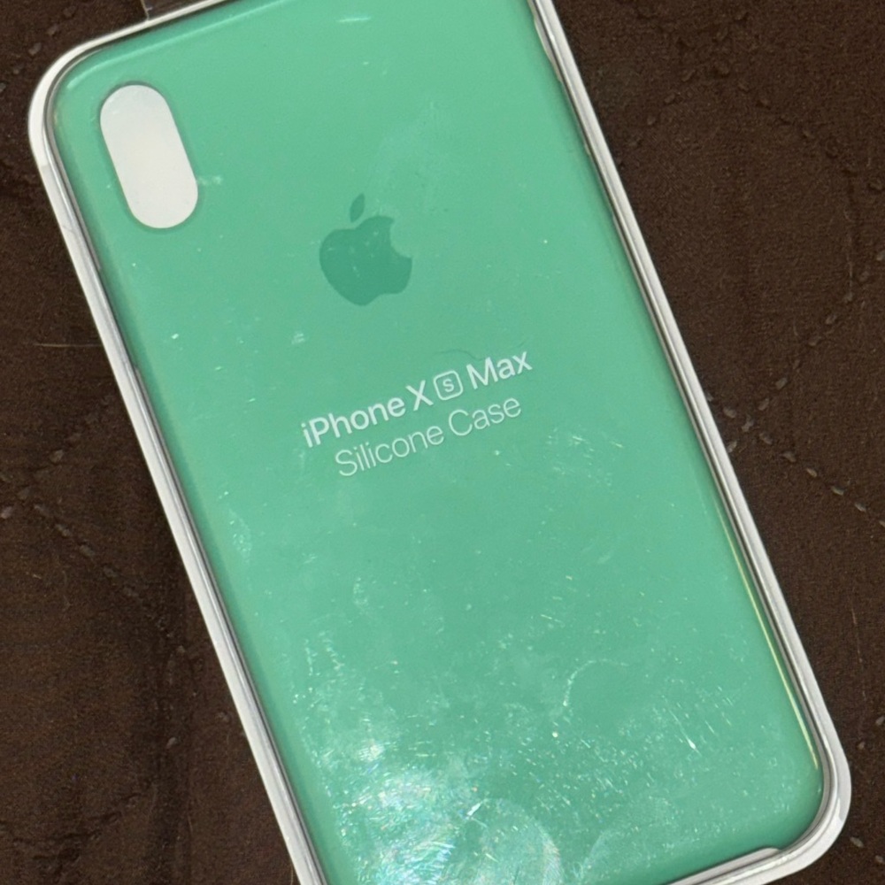 Apple Green Silicone Case for iPhone XS Max